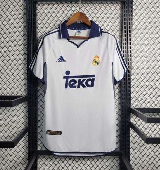 Retro 00/01 Real Madrid Home Jersey