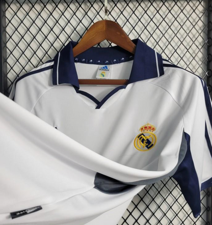 Retro 00/01 Real Madrid Home Jersey