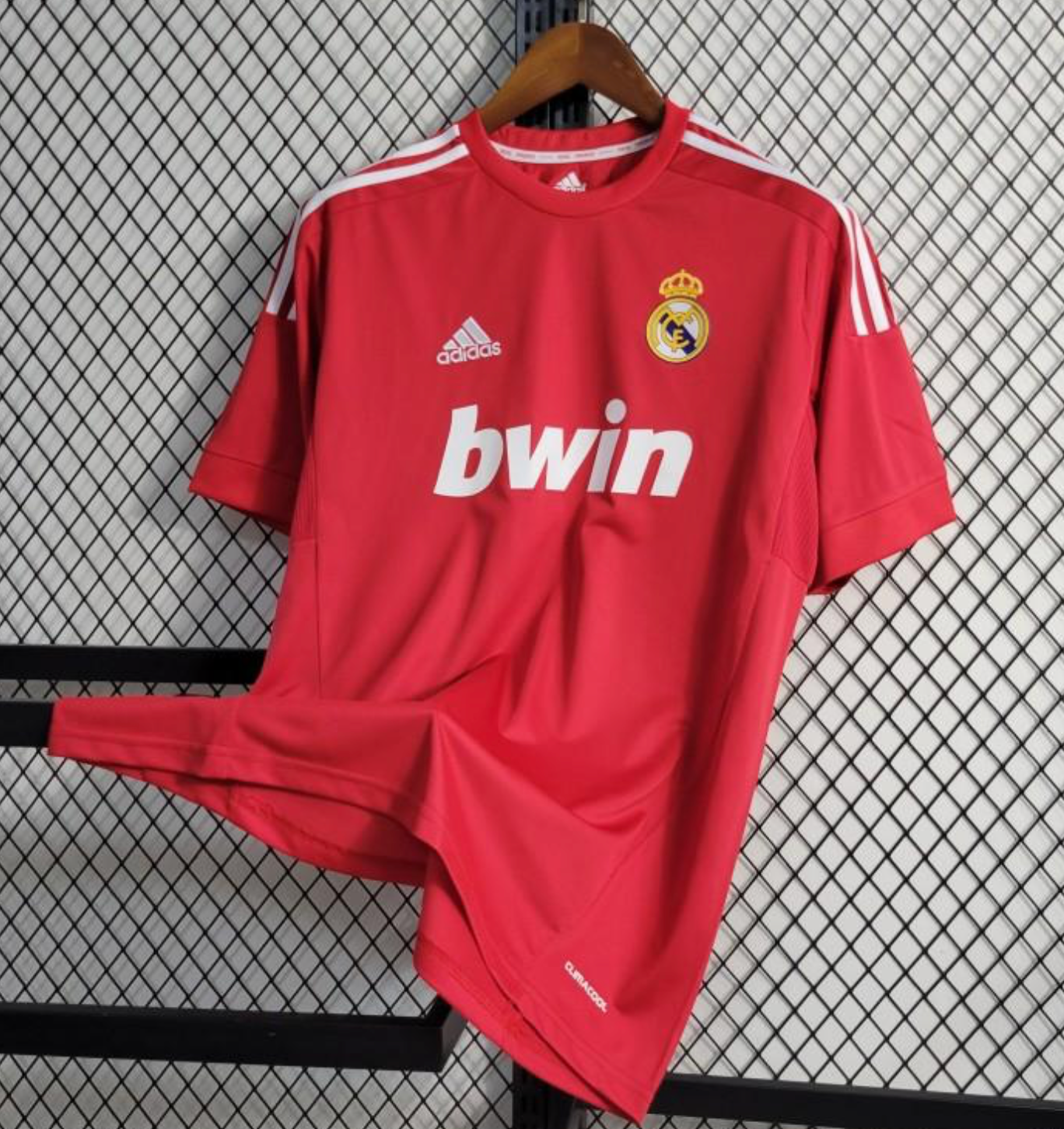 Retro 11/12 Real Madrid Away Red Jersey