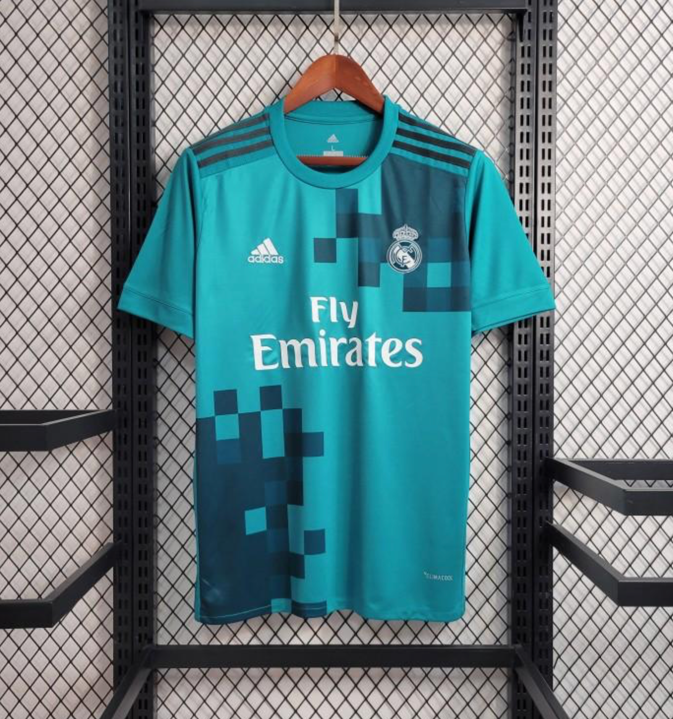 Retro 17/18 Real Madrid Third Blue Jersey