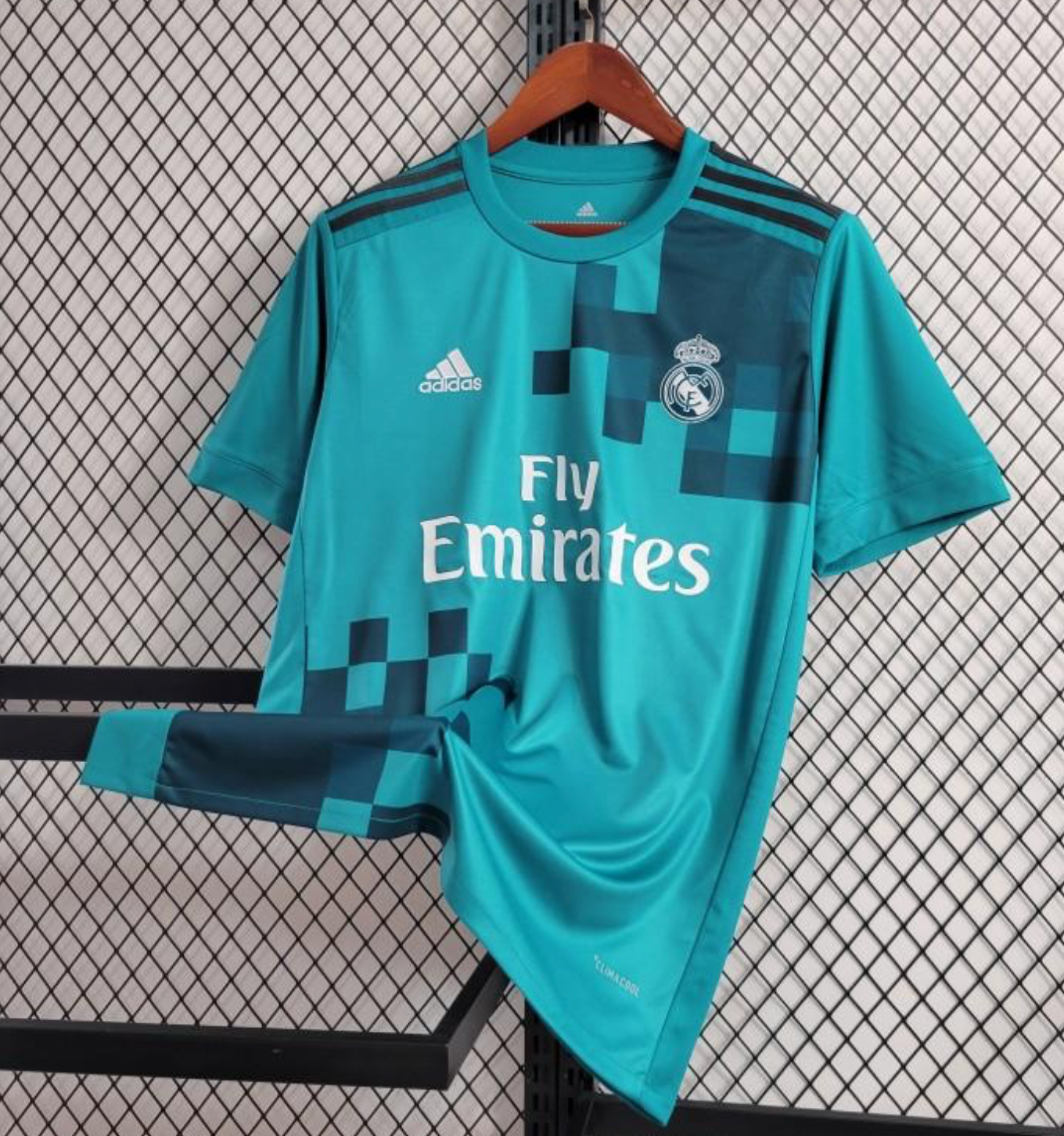 Retro 17/18 Real Madrid Third Blue Jersey