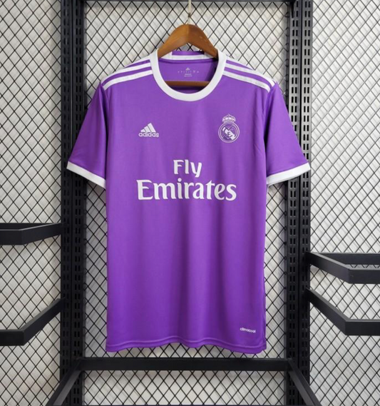 Retro Real Madrid 17/18 Away Purple Jersey