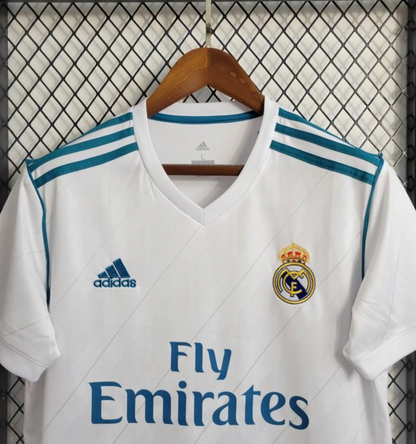 Retro 17/18 Real Madrid Home Jersey