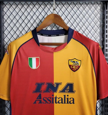 Retro 01/02 Roma Home European Jersey