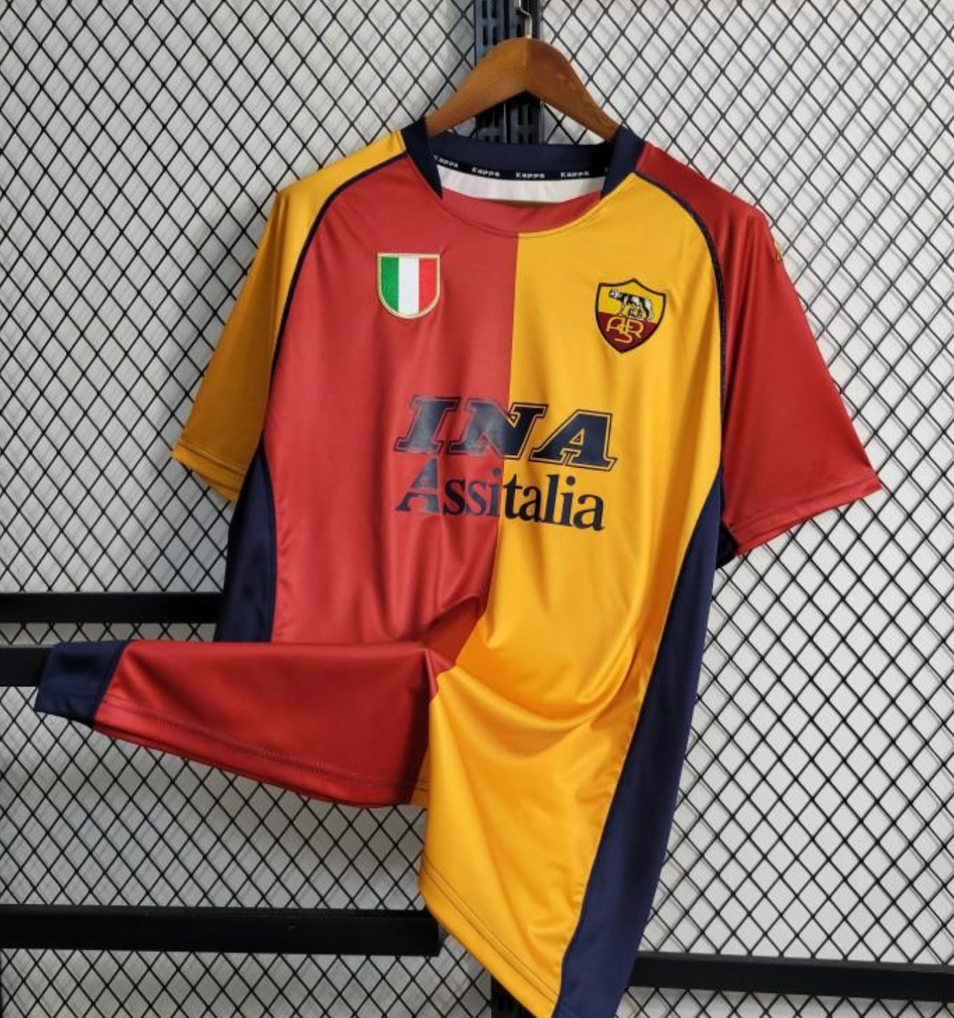 Retro 01/02 Roma Home European Jersey