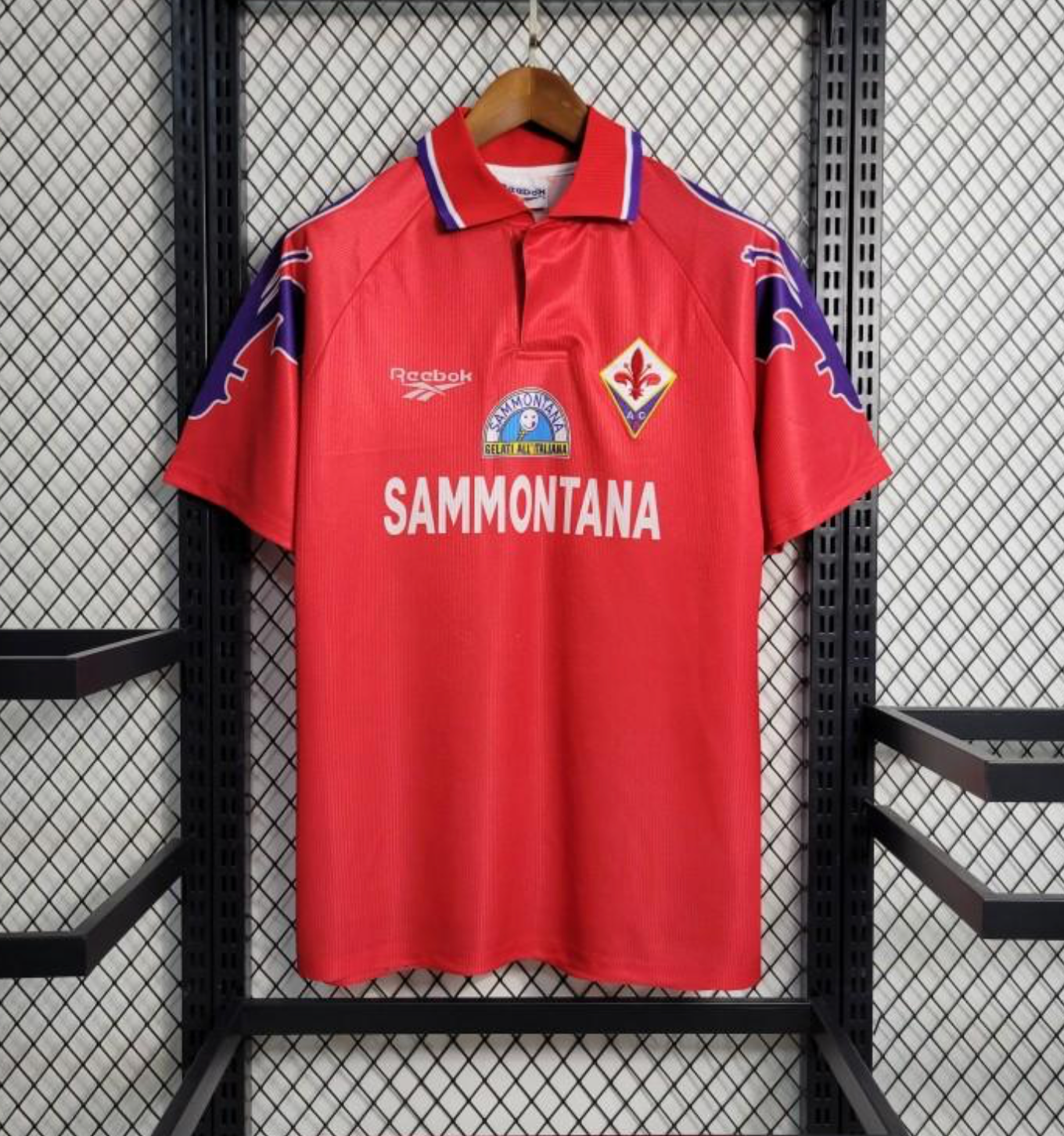 Retro 95/96 Fiorentina Third Red Jersey