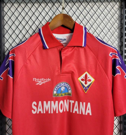 Retro 95/96 Fiorentina Third Red Jersey