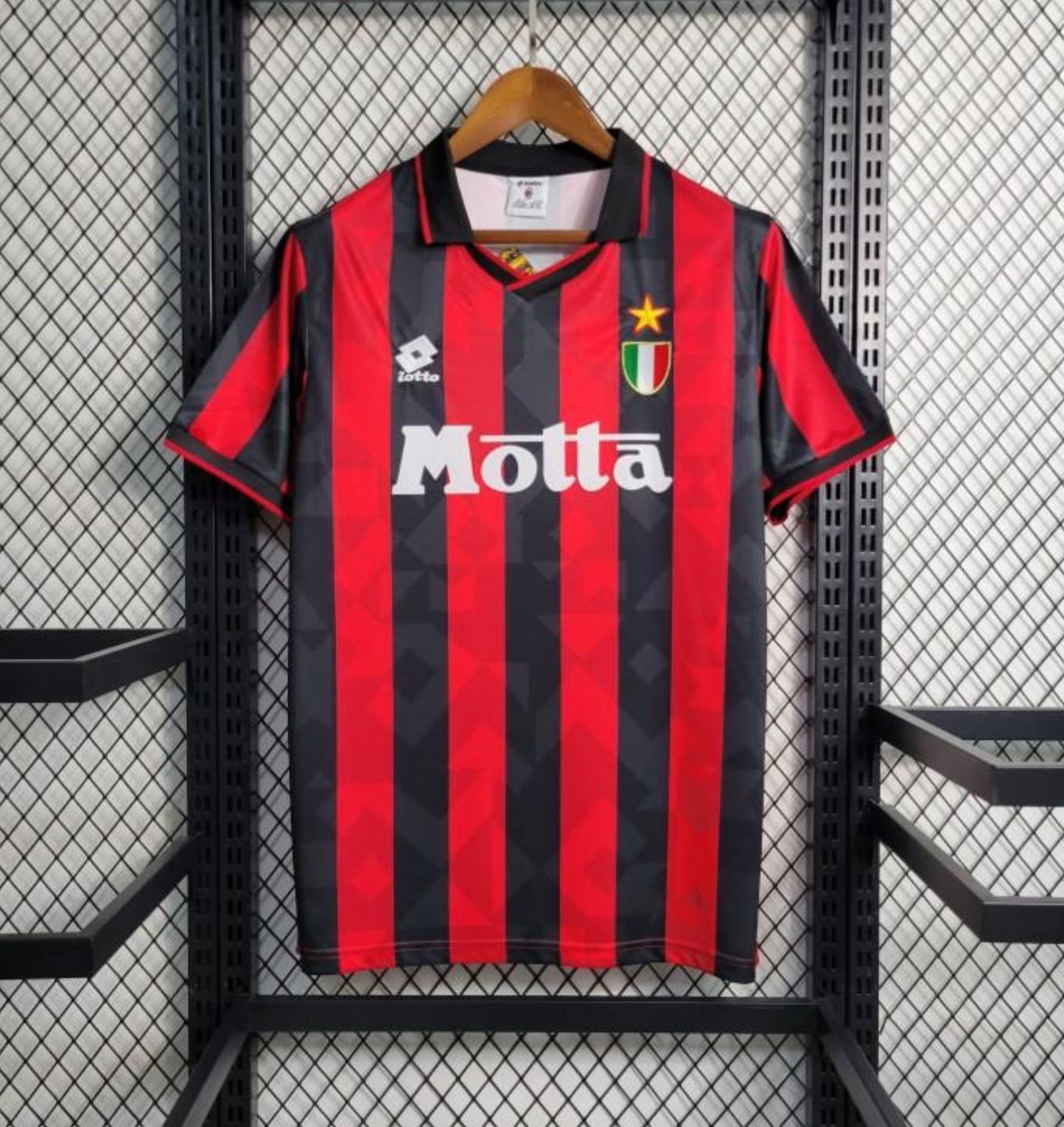 Retro 93/94 AC Milan Home Soccer Jersey