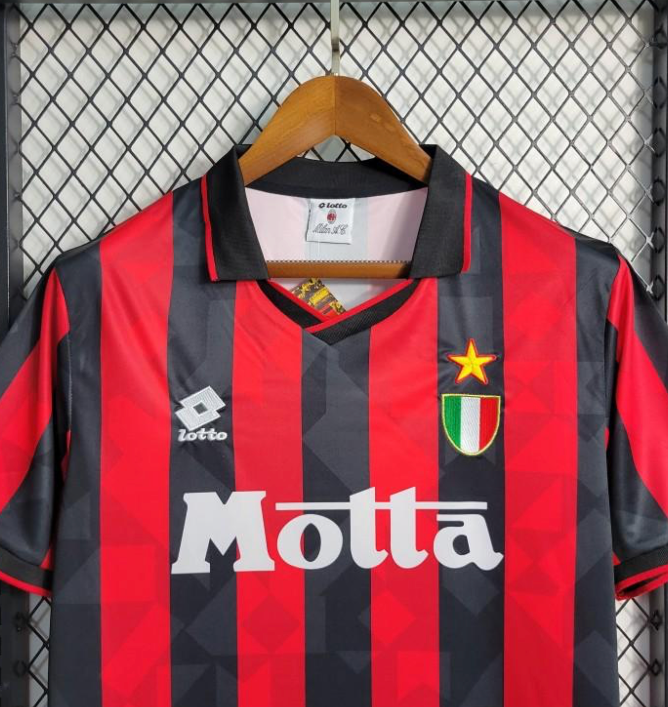 Retro 93/94 AC Milan Home Soccer Jersey