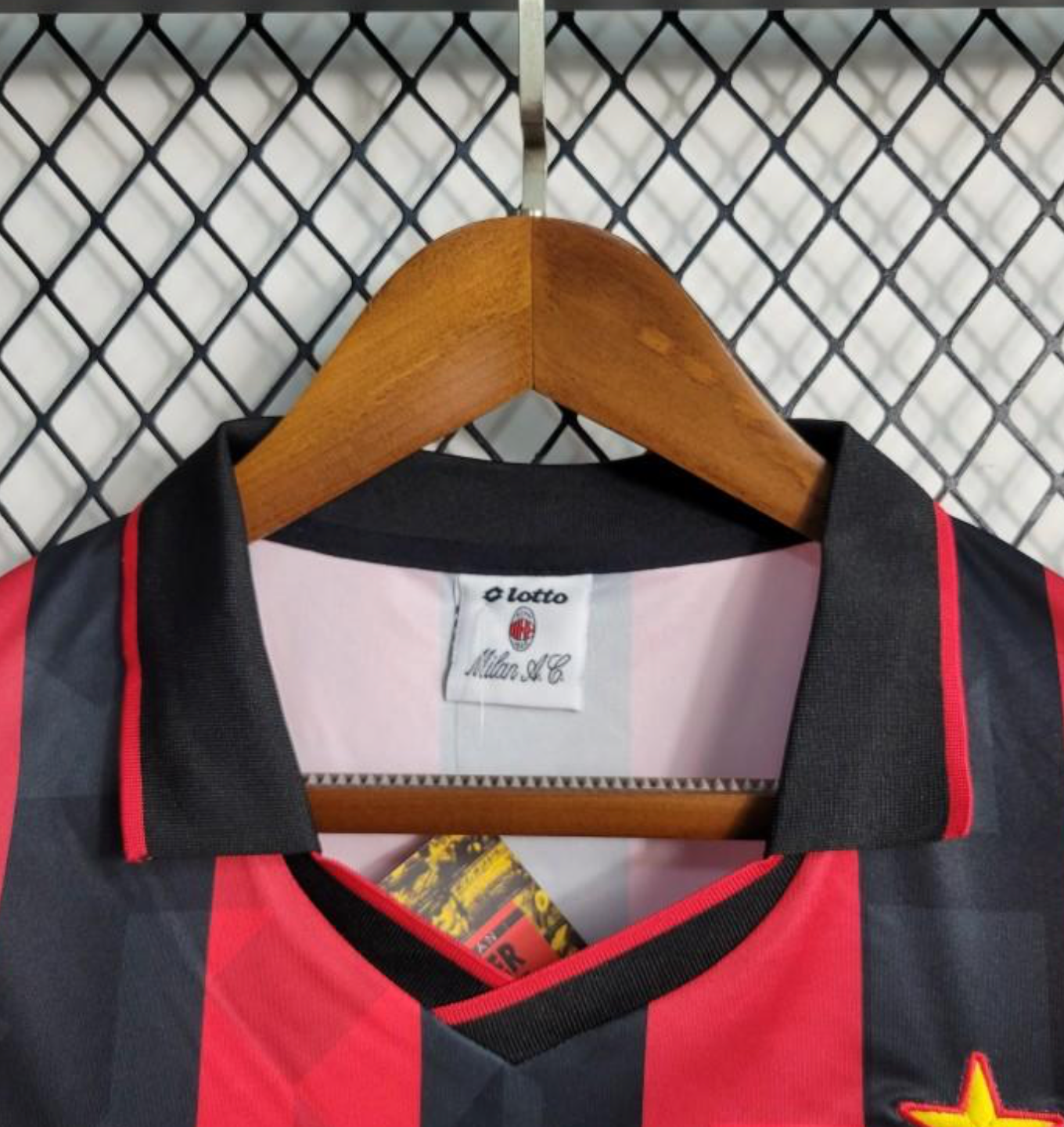 Retro 93/94 AC Milan Home Soccer Jersey