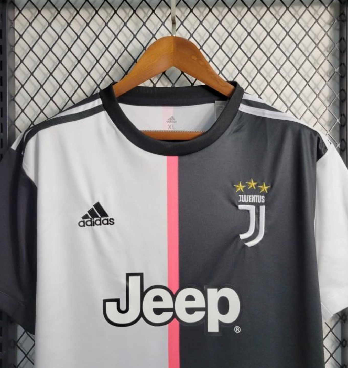 Retro 19/20 Juventus Home Soccer Jersey