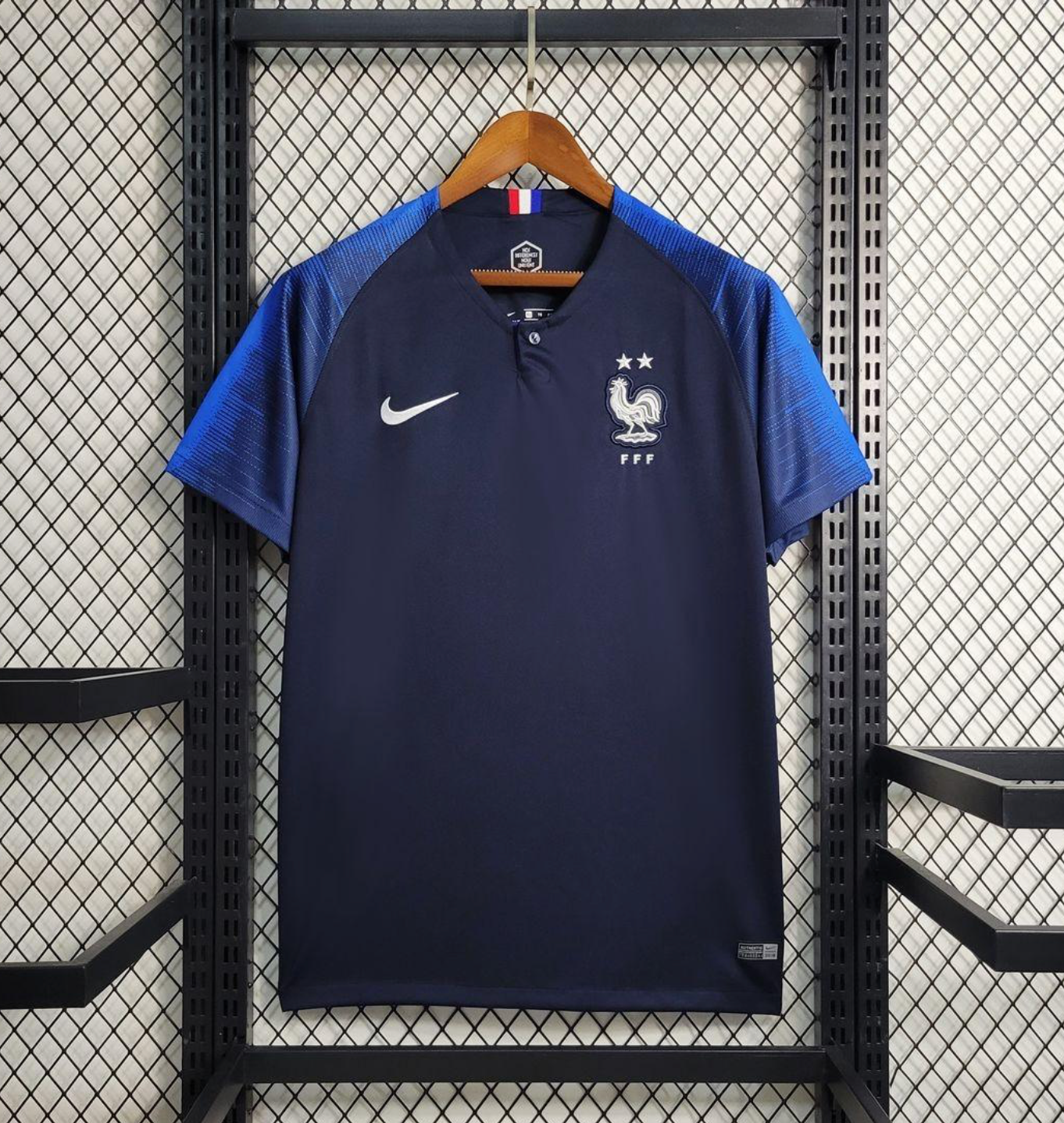 Retro 2018 France Home Jersey