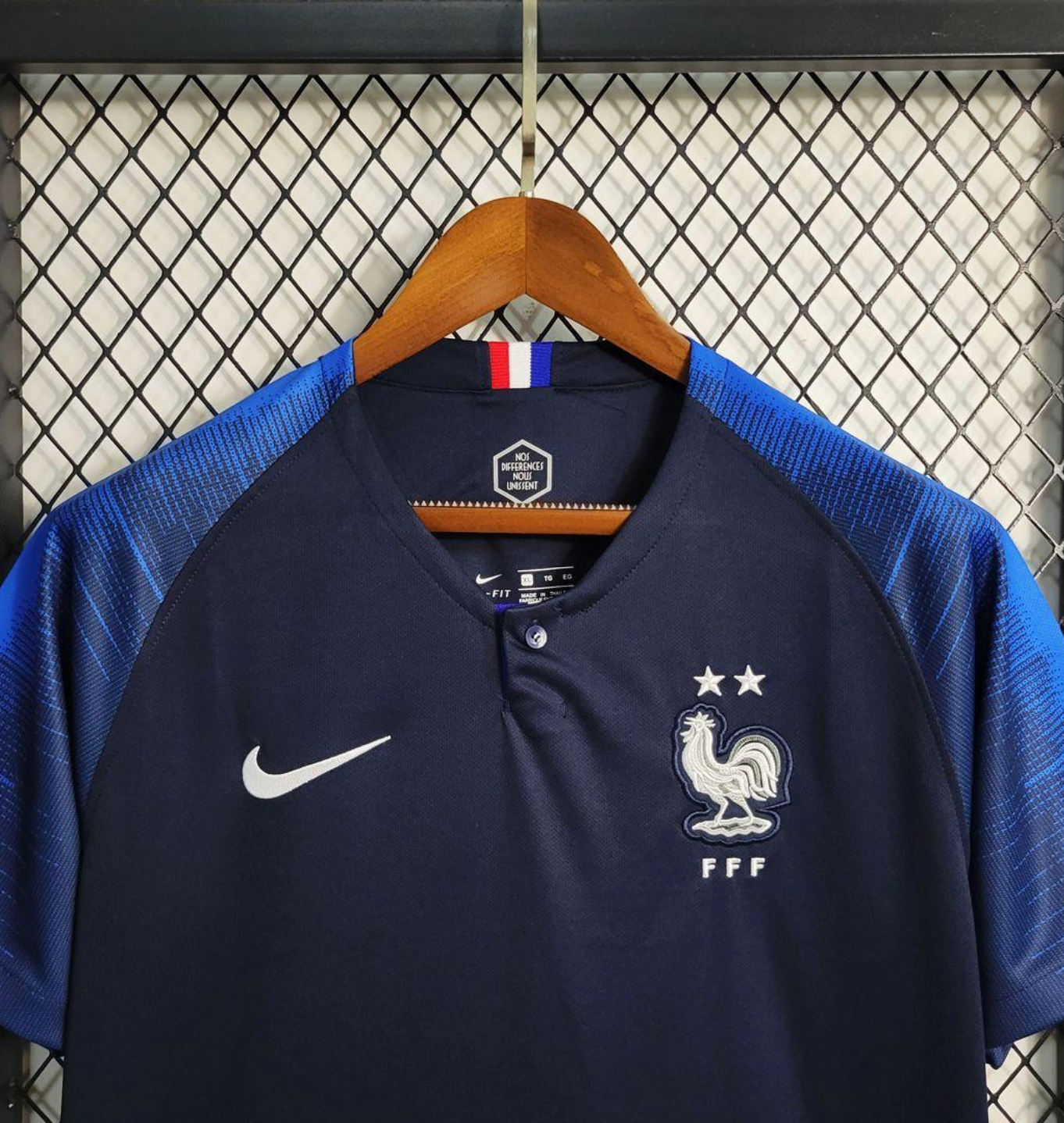 Retro 2018 France Home Jersey