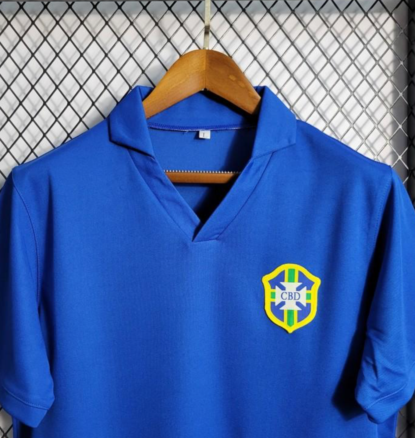 Retro 57/62 Brazil Away Blue Jersey