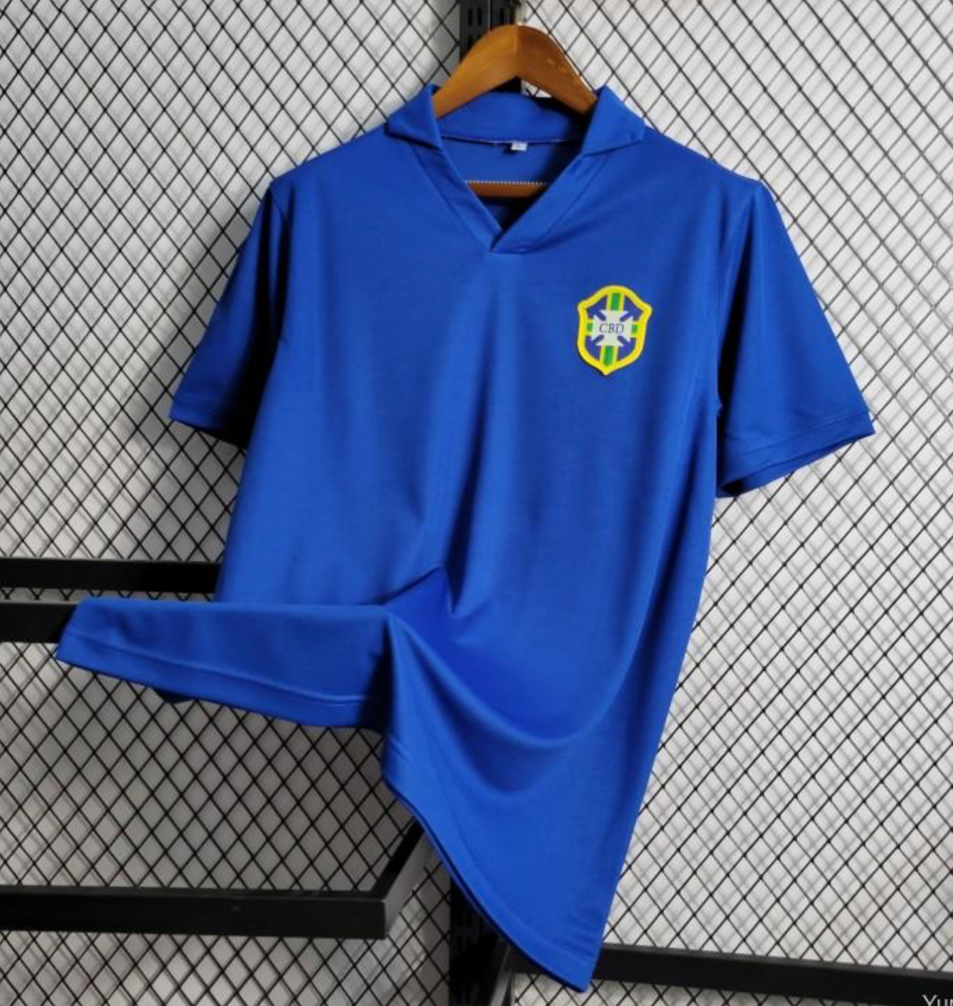 Retro 57/62 Brazil Away Blue Jersey