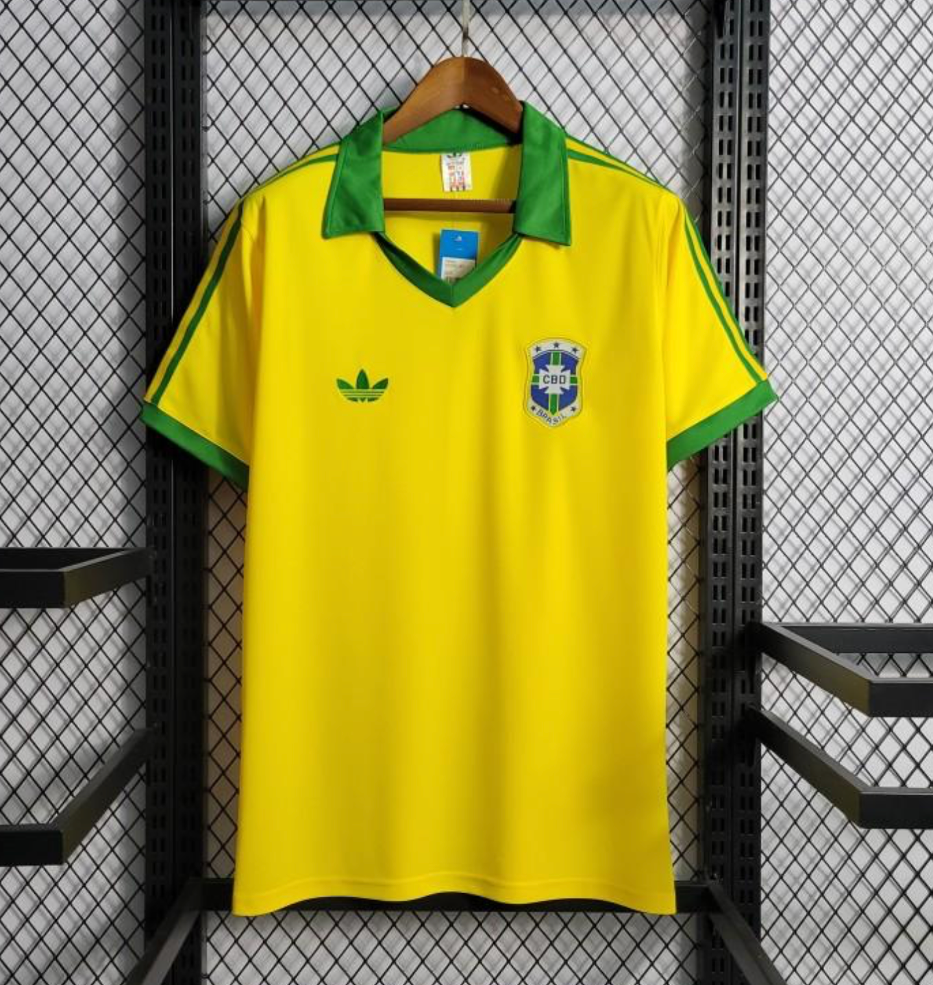 Retro 1997 Brazil Home Jersey