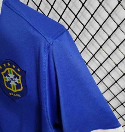 Retro 2006 Brazil Away Blue Jersey