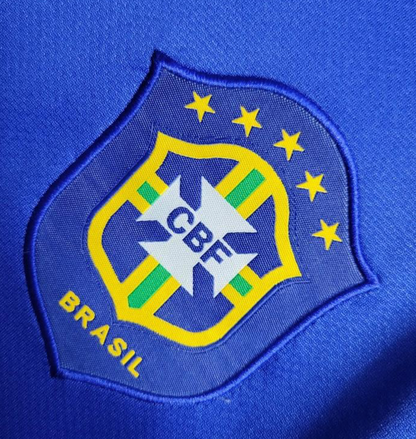 Retro 2006 Brazil Away Blue Jersey