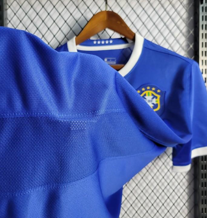 Retro 2006 Brazil Away Blue Jersey