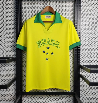 Retro 1958 Brazil Home Jersey