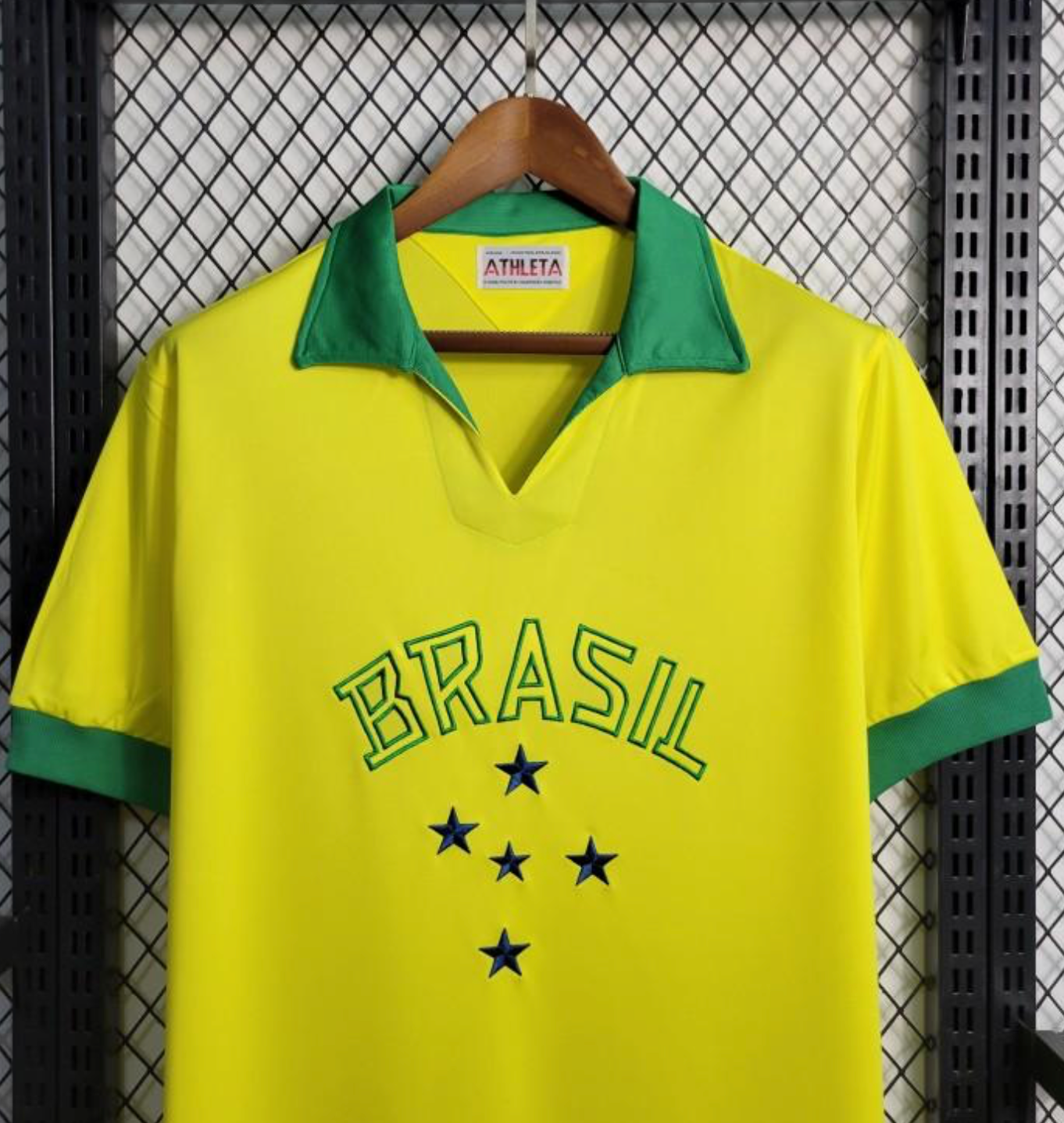 Retro 1958 Brazil Home Jersey