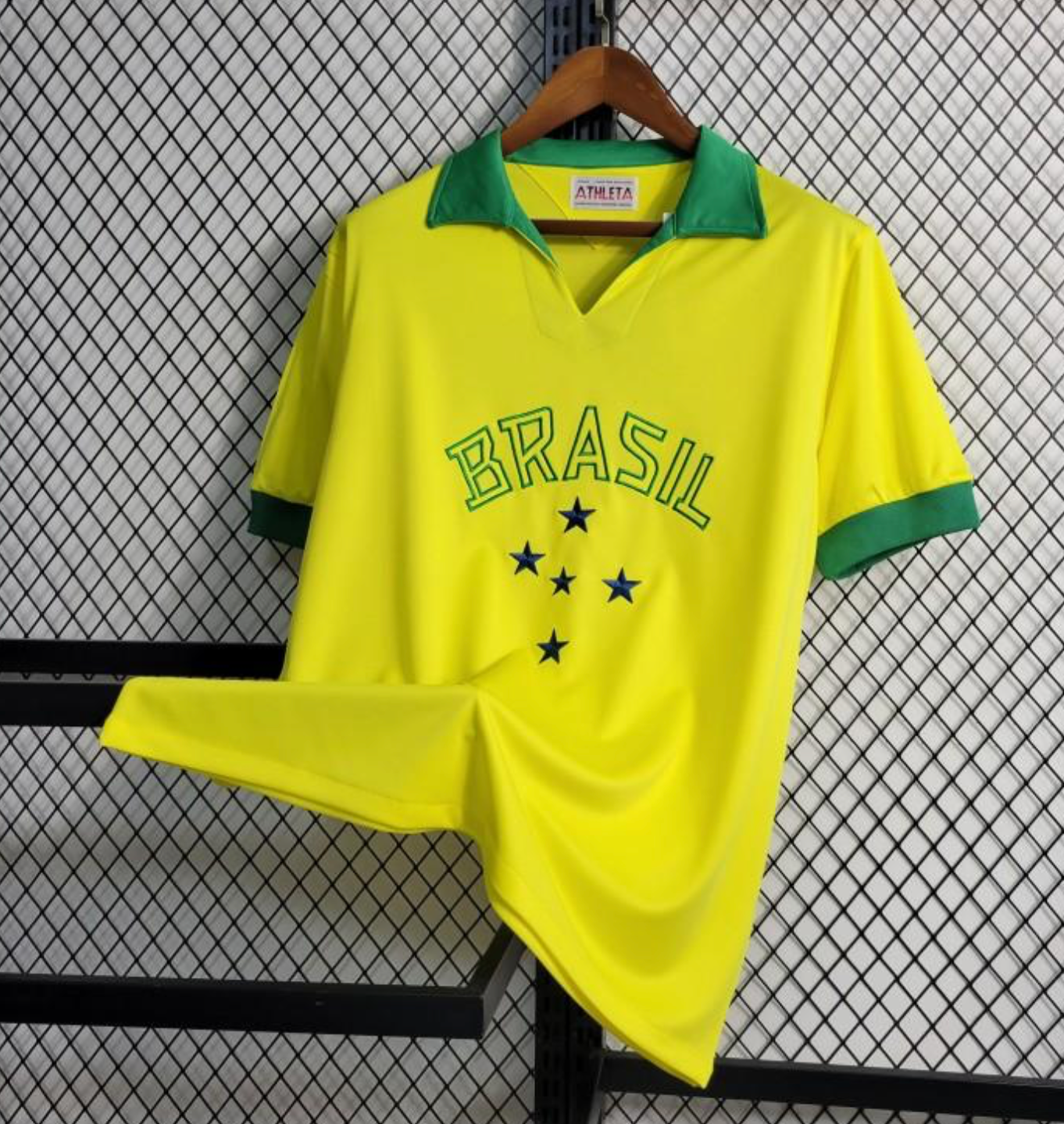 Retro 1958 Brazil Home Jersey