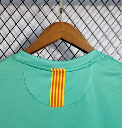 Retro 10/11 Barcelona Away Green Jersey