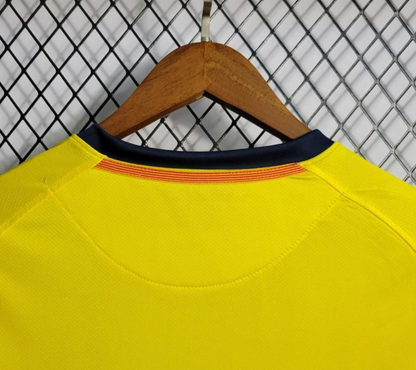 Retro 08/09 Barcelona Away Yellow Jersey