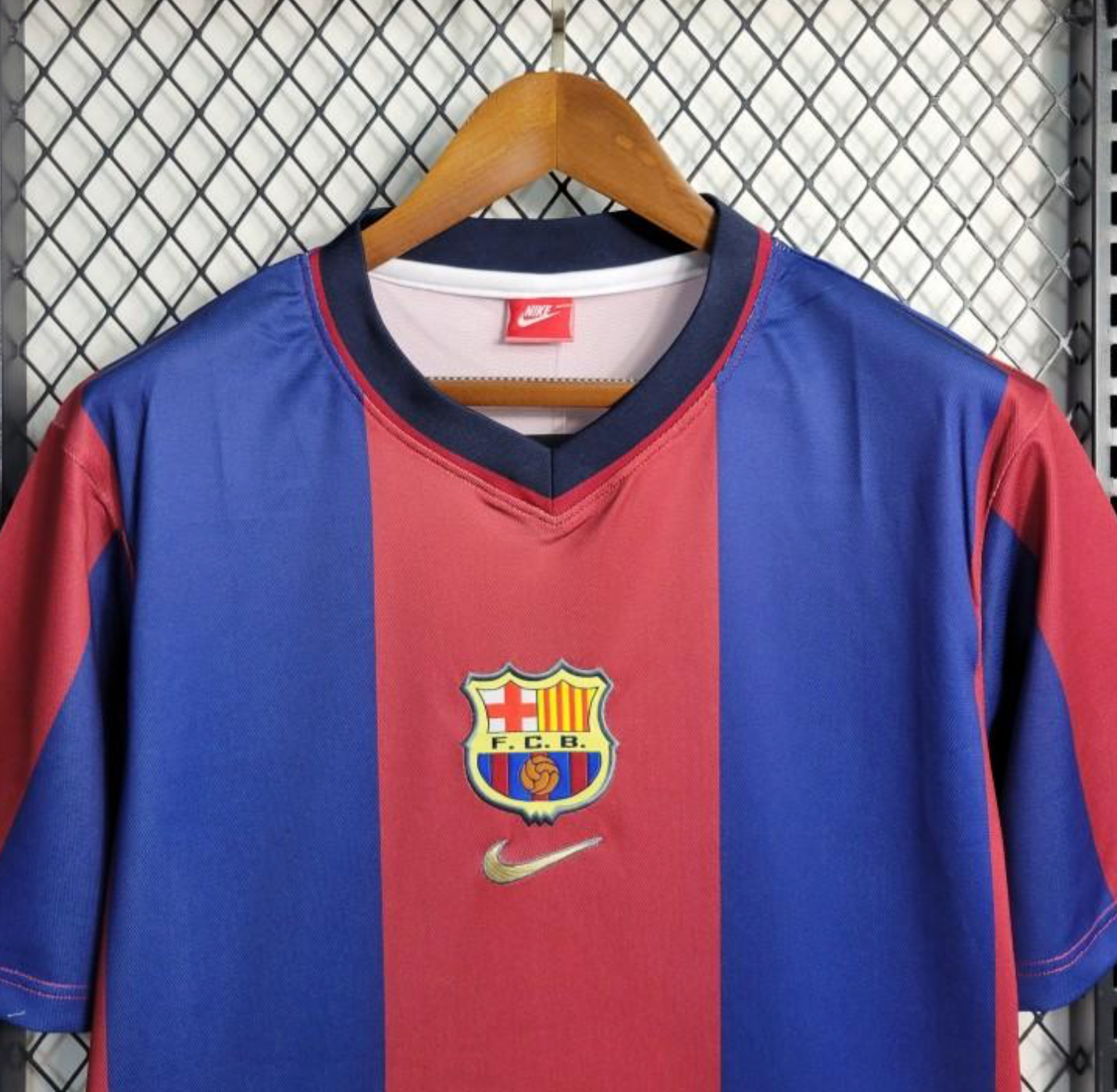 Retro 98/99 Barcelona Home Soccer Jersey