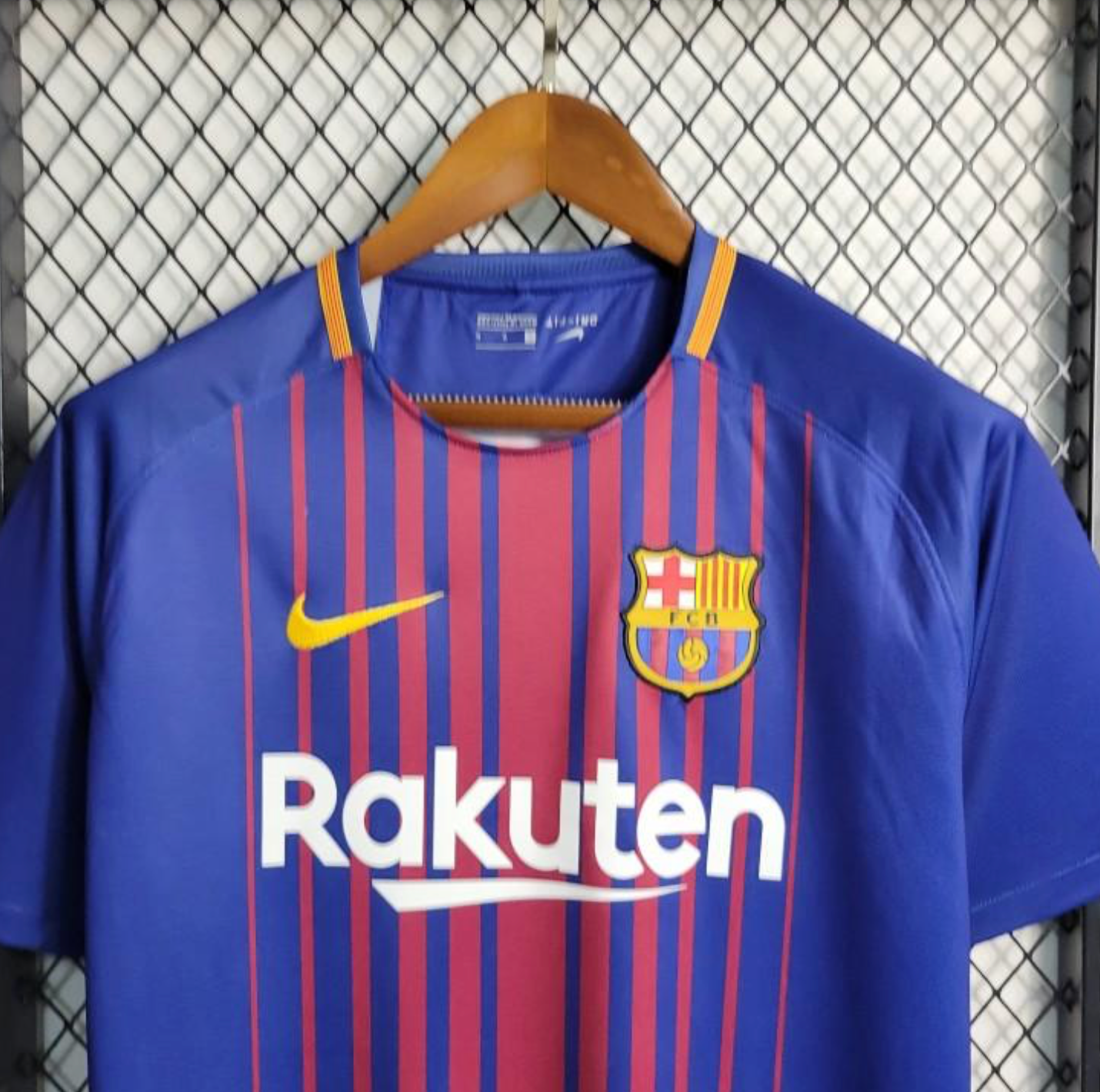 Retro 17/18 Barcelona Home Soccer Jersey