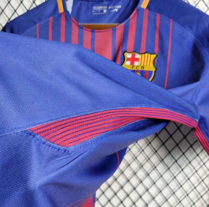 Retro 17/18 Barcelona Home Soccer Jersey