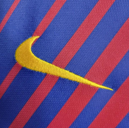 Retro 17/18 Barcelona Home Soccer Jersey