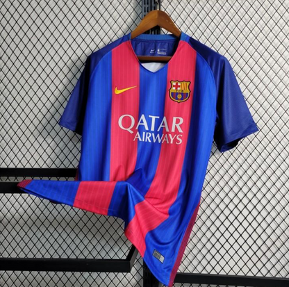 Retro 16/17 Barcelona Home Soccer Jersey