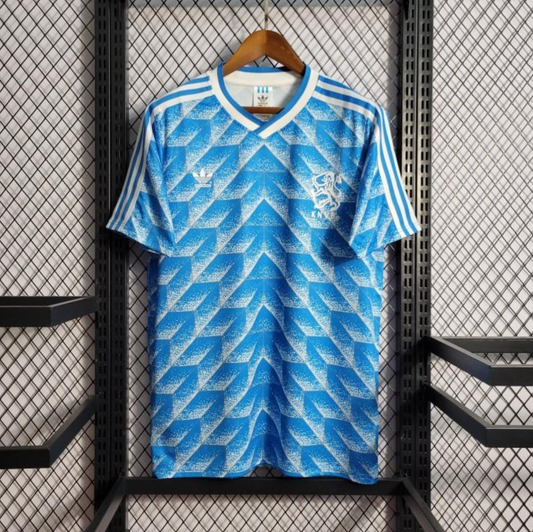 Retro 1988 Netherlands Away Blue Jersey