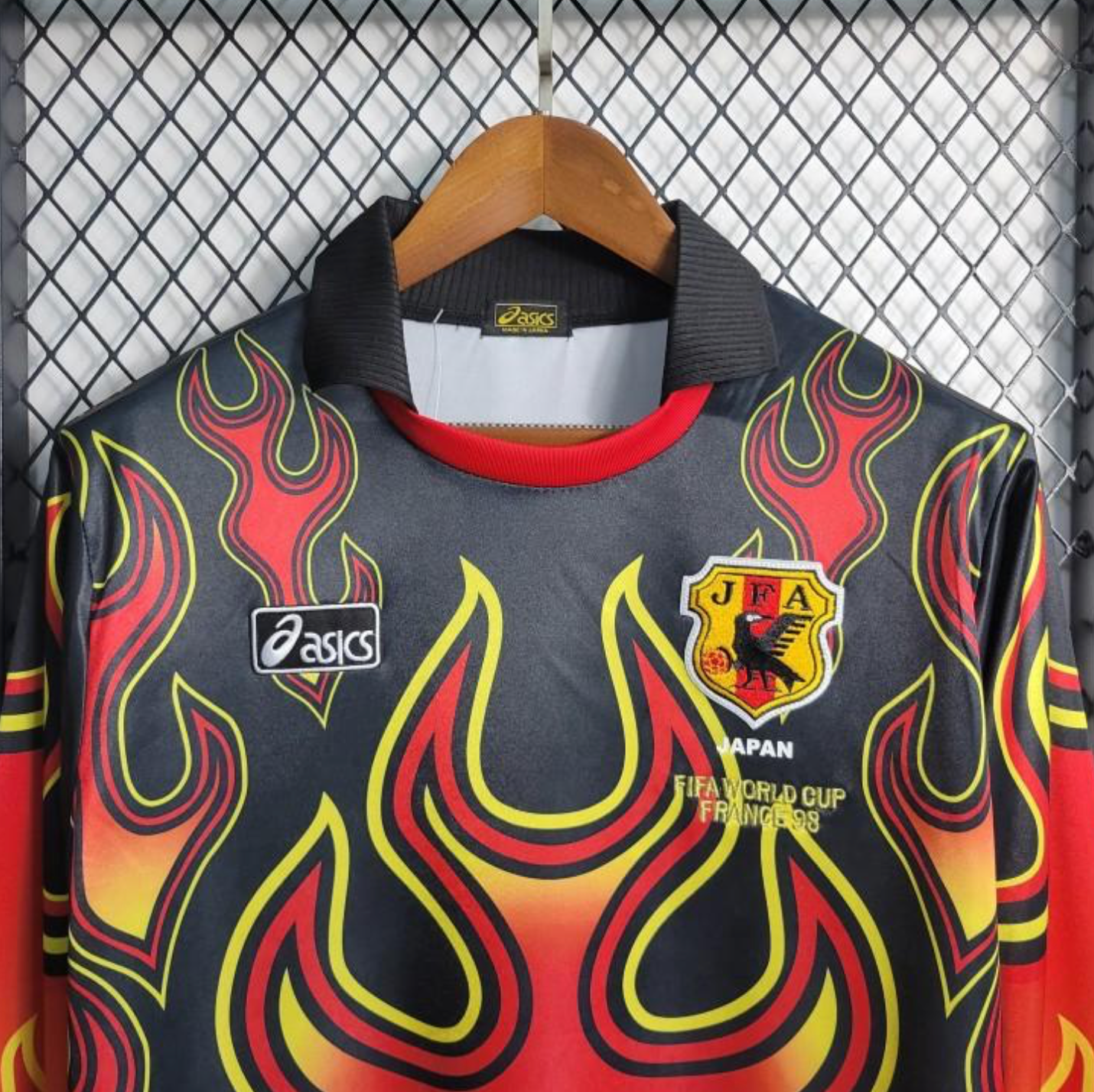 Retro 1998 Japan Goalkeeper Red Flame Jersey