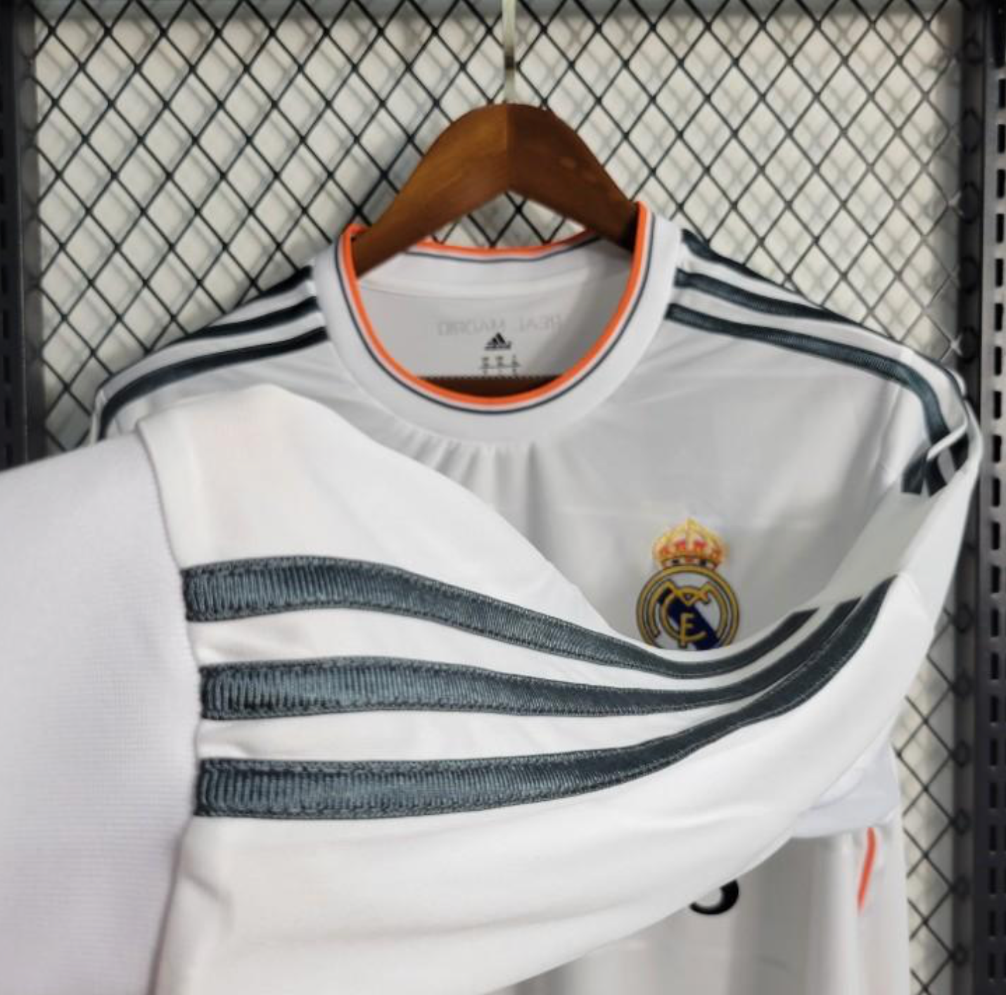 Retro 13/14 Long Sleeve Real Madrid Home Jersey