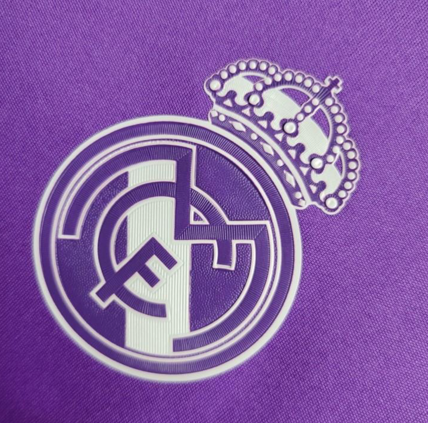 Retro 17/18Real Madrid  Away Purple Long Sleeve Jersey