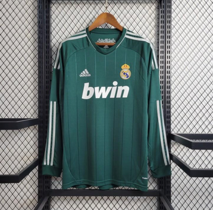 Retro 2012/13 Real Madrid Third Green Long Sleeve Jersey