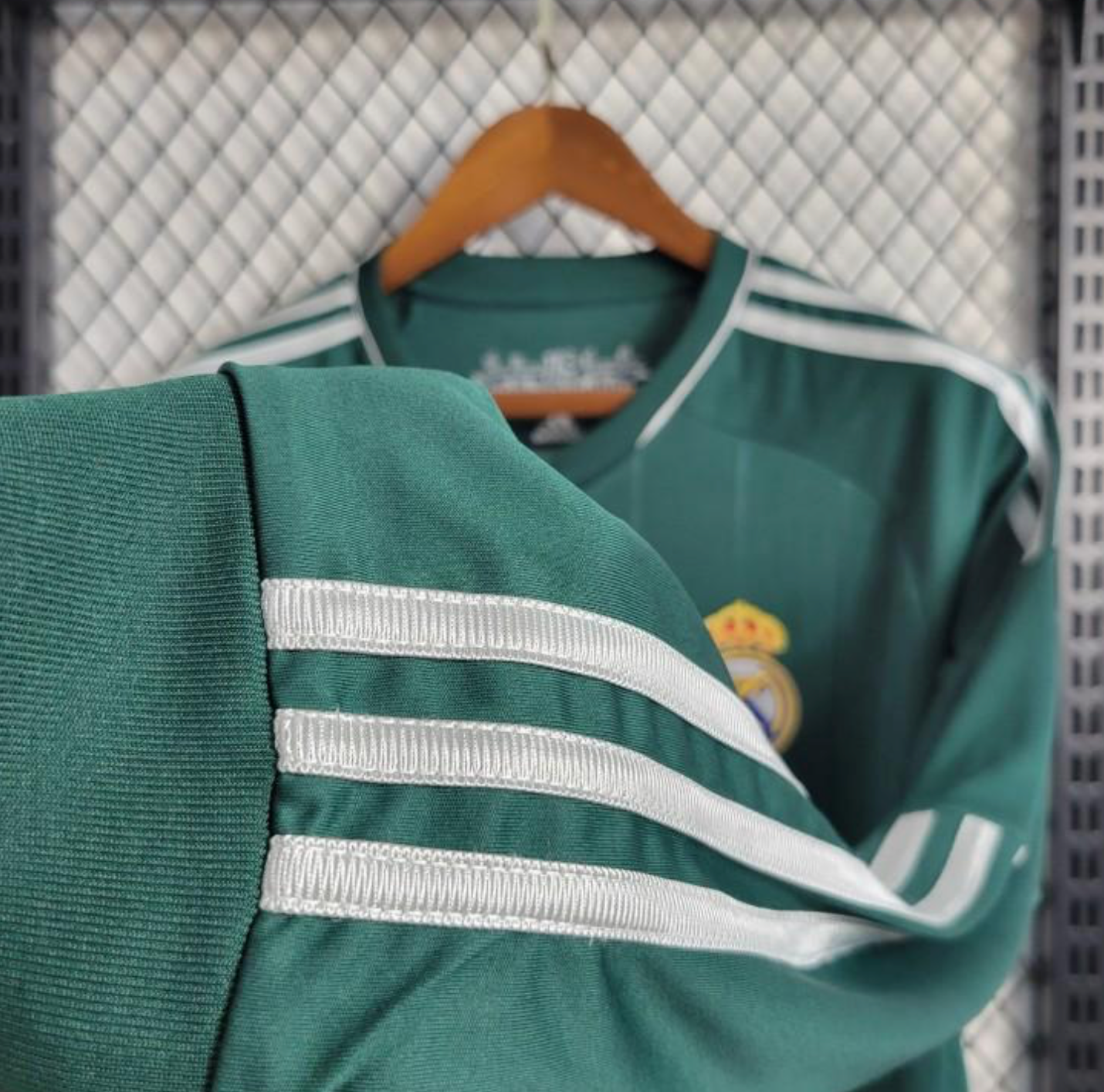 Retro 2012/13 Real Madrid Third Green Long Sleeve Jersey