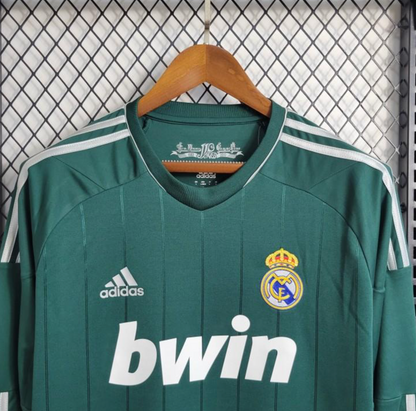 Retro 2012/13 Real Madrid Third Green Long Sleeve Jersey