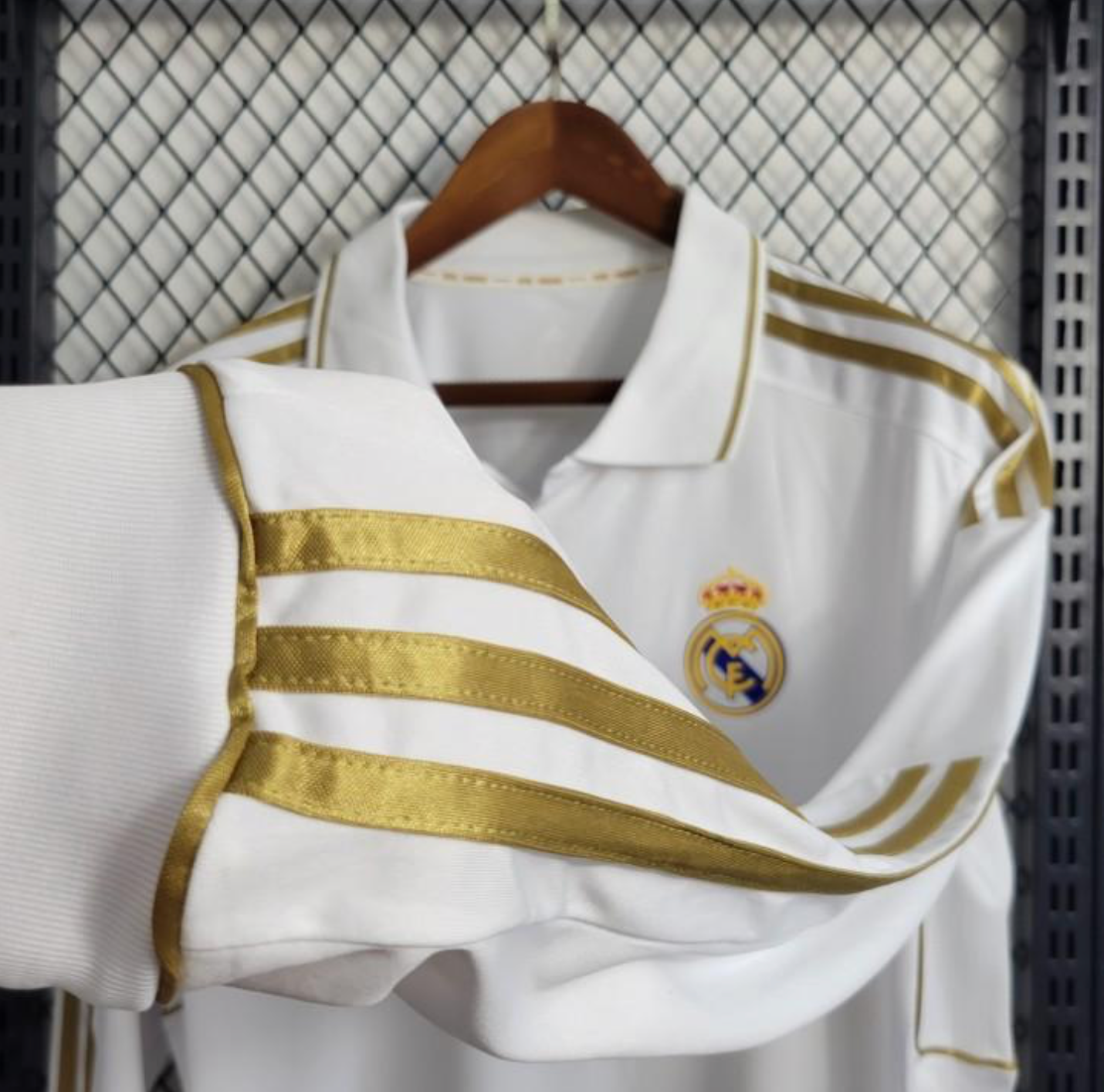 Retro 11/12 Real Madrid Long Sleeve Home Jersey