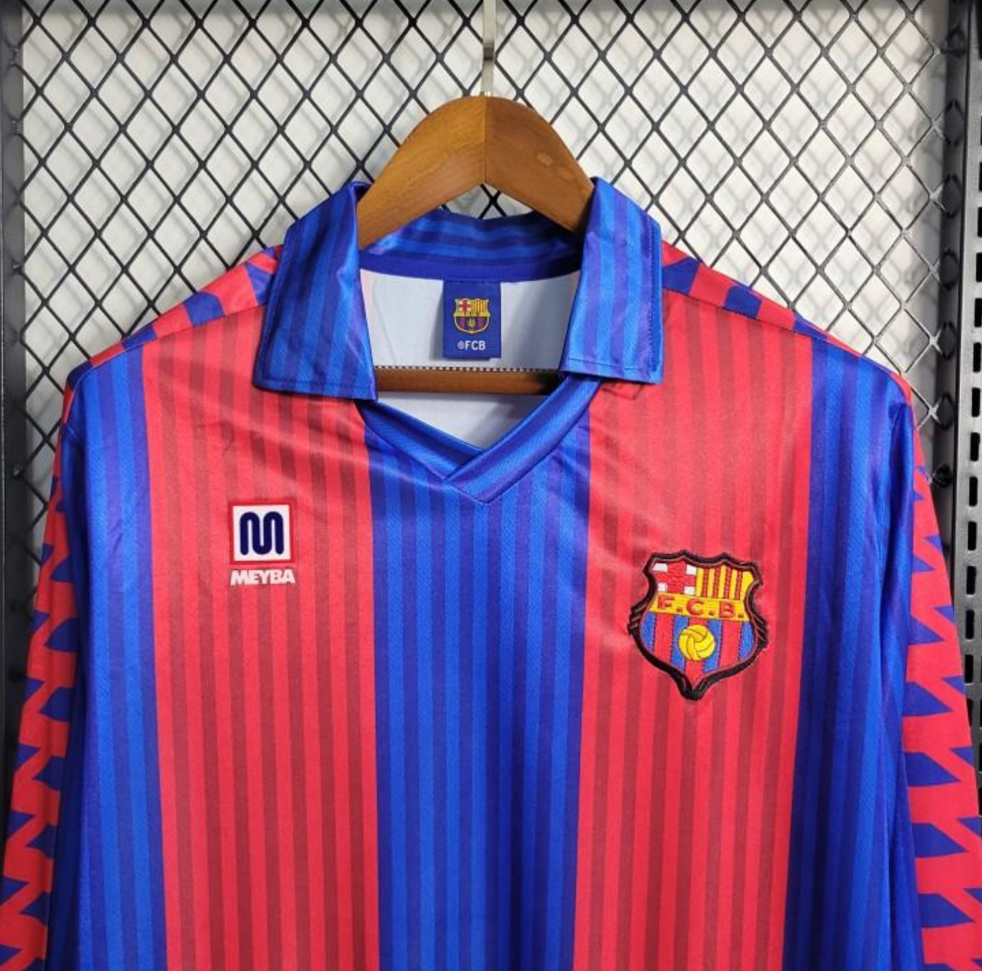 Retro 91/92 Barcelona Home Long Sleeve Jersey