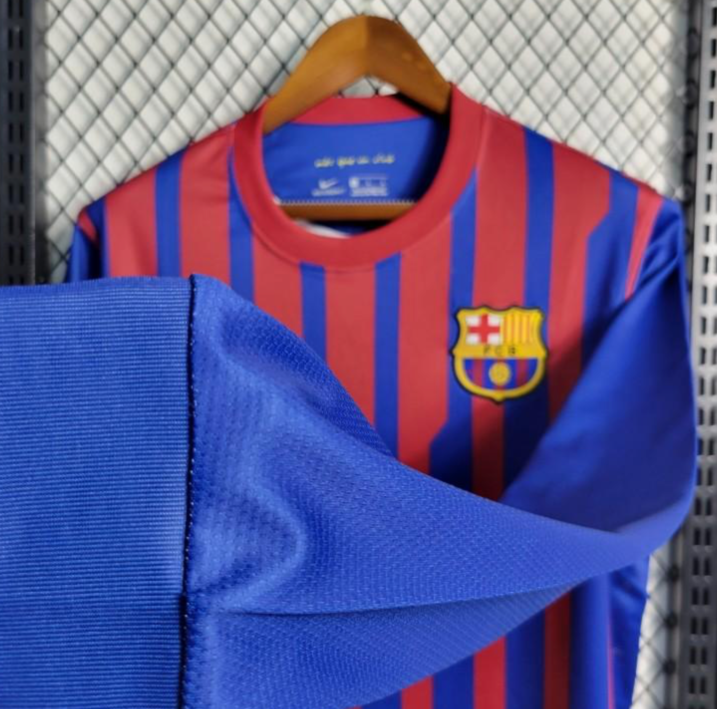 Retro 11/12 Barcelona Home Long Sleeve Jersey