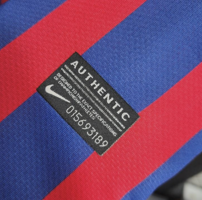 Retro 11/12 Barcelona Home Long Sleeve Jersey