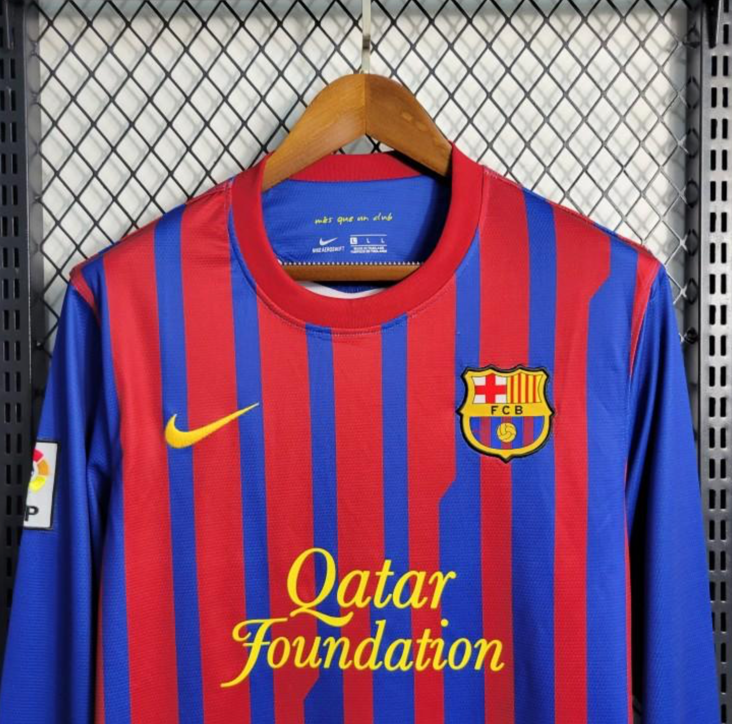 Retro 11/12 Barcelona Home Long Sleeve Jersey