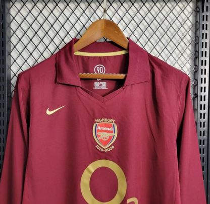 Retro 05/06 Arsenal Home Long Sleeve Jersey