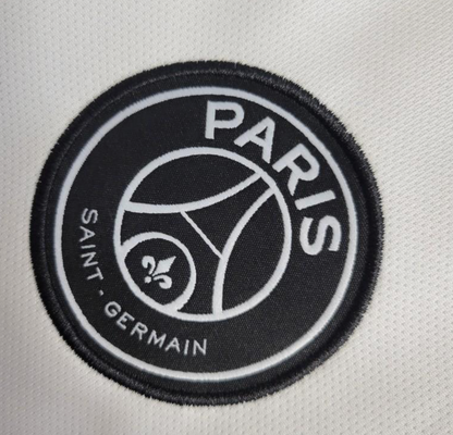 Retro 18/19 PSG White Champions League Long Sleeve Jersey