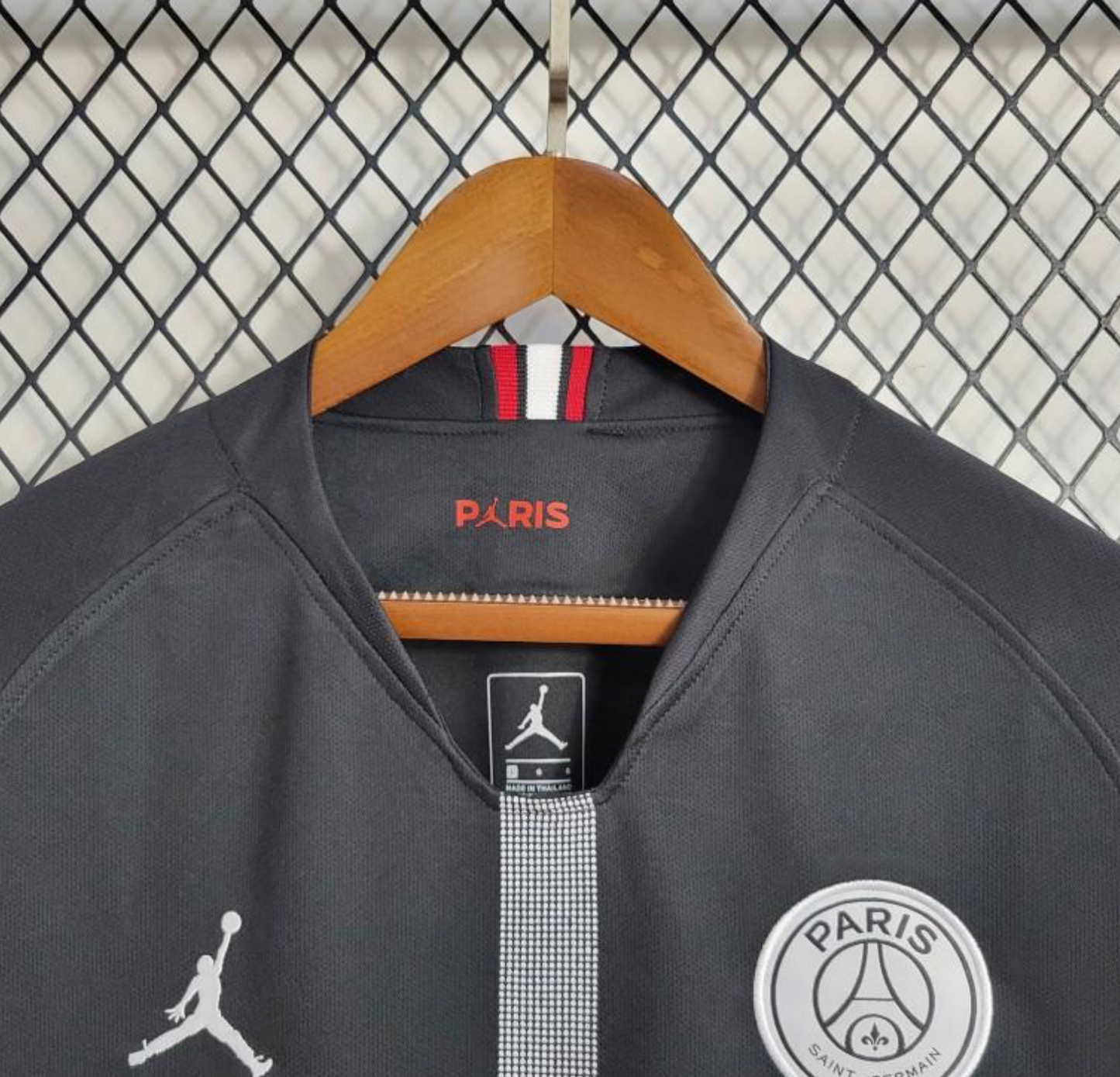 Retro 18/19 PSG Black Champions League Long Sleeve Jersey