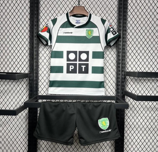 Retro 01/03 Kids Sporting CP Home Jersey