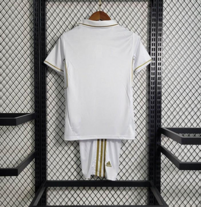 Retro 11/12 Kids Real Madrid Home Jersey